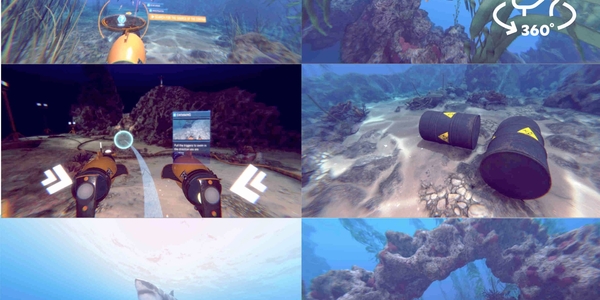 VR Game Arena Tauchsimulator Deep Sea 