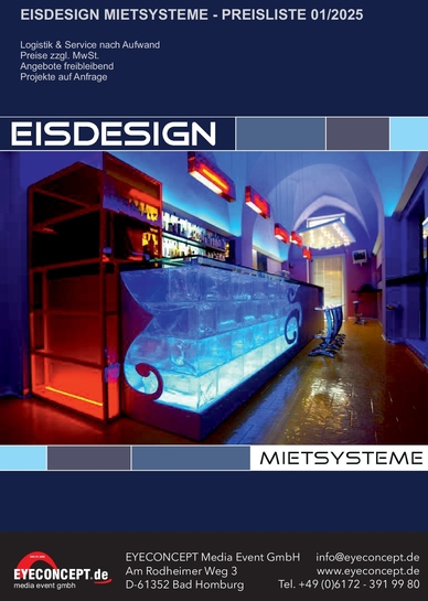 Eisdesign - Eisbar - Mieteisbar - Kunsteisbar