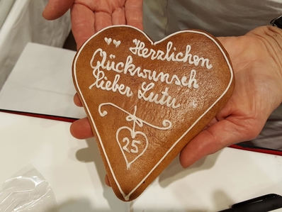 Lebkuchen mit individueller Beschriftung